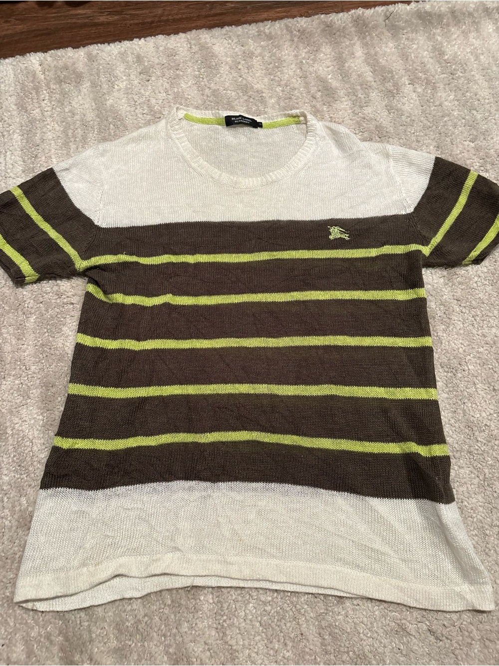 Burberry black label knit top